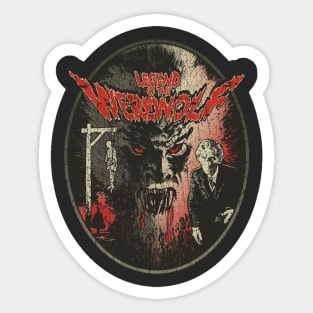 Legend of the Werewolf 1975 Sticker